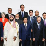 Detalle de la foto de familia de la reunión del G20. Foto oficial web G20.org