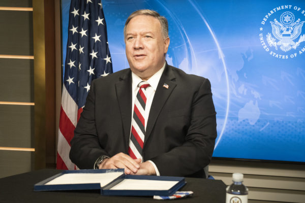 Secretario de Estado, Mike Pompeo. Foto via flickr