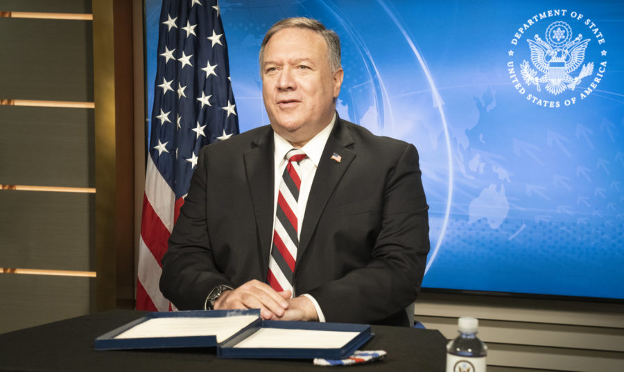 Secretario de Estado, Mike Pompeo. Foto via flickr