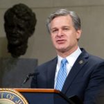 Chris Wray, director del FBI estadounidense. Foto oficial Departamento de Justicia de EE. UU.