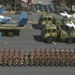 Ejército chino durante un desfile en 2015. Captura de pantalla de un vídeo de CCTV.