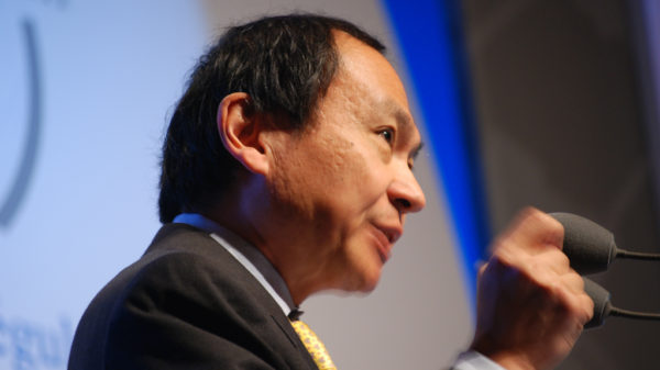 Francis Fukuyama en New World, New Capitalism symposium, París, 8 de enero de 2009.- Foto licencia creative commoms via Flickr. https://www.flickr.com/photos/21475149@N05/3181930572 .