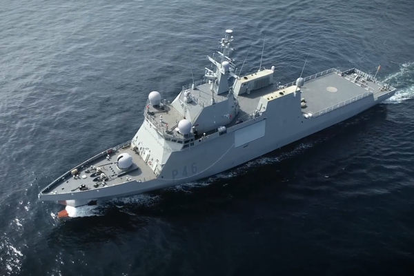 Fragata Avante 2200 de Navantia. Captura de pantalla de un vídeo oficial de Navantia.