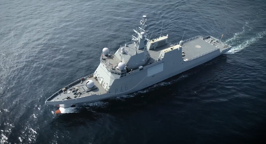 Fragata Avante 2200 de Navantia. Captura de pantalla de un vídeo oficial de Navantia.