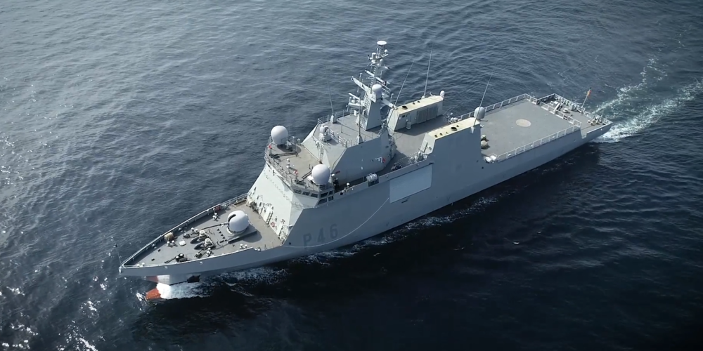 Fragata Avante 2200 de Navantia. Captura de pantalla de un vídeo oficial de Navantia.