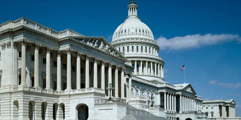 Edificio del Capitolio en Washington, sede del Congreso de los Estados Unidos de América. Foto CC vía Picryl.