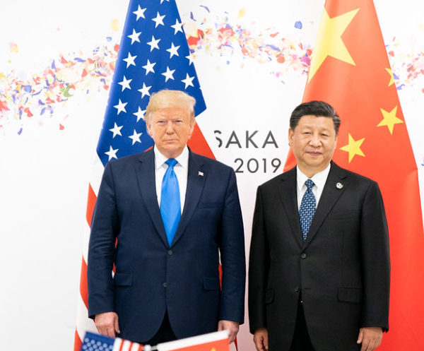 Donald Trump y Xi Jinping en 2019. Foto Casa Blanca via Flickr.